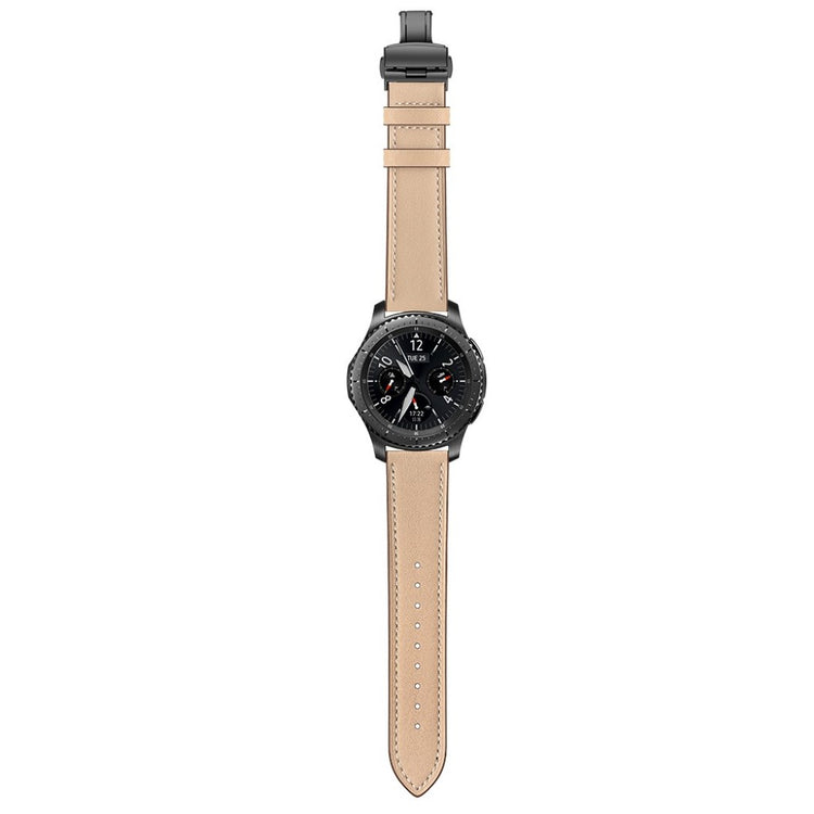  Samsung Gear S3 / Samsung Gear S3 Frontier Ægte læder Rem - Beige#serie_3