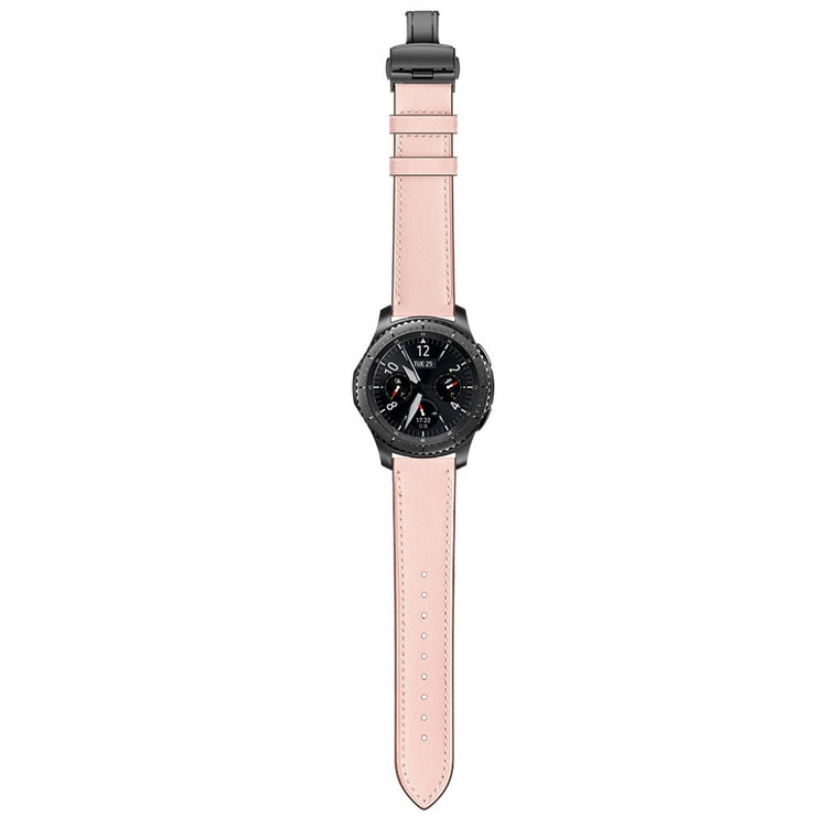  Samsung Gear S3 / Samsung Gear S3 Frontier Ægte læder Rem - Pink#serie_5