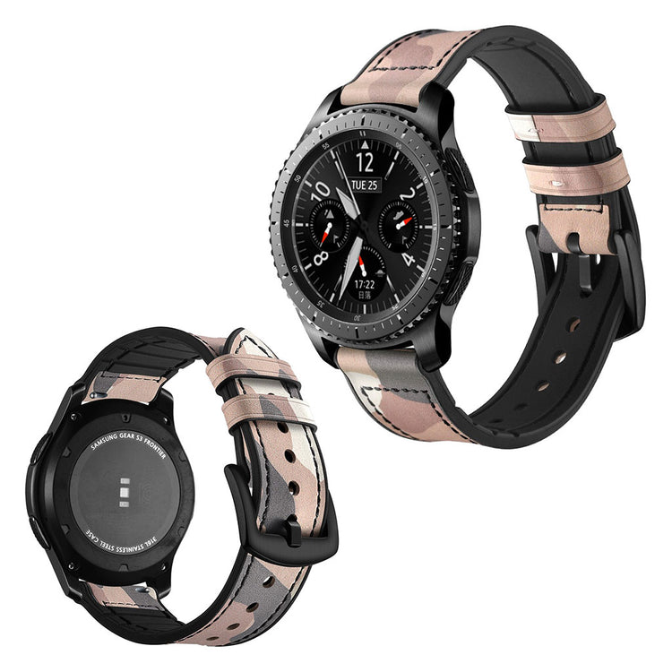  Samsung Gear S3 / Samsung Gear S3 Frontier Ægte læder Rem - Pink#serie_2