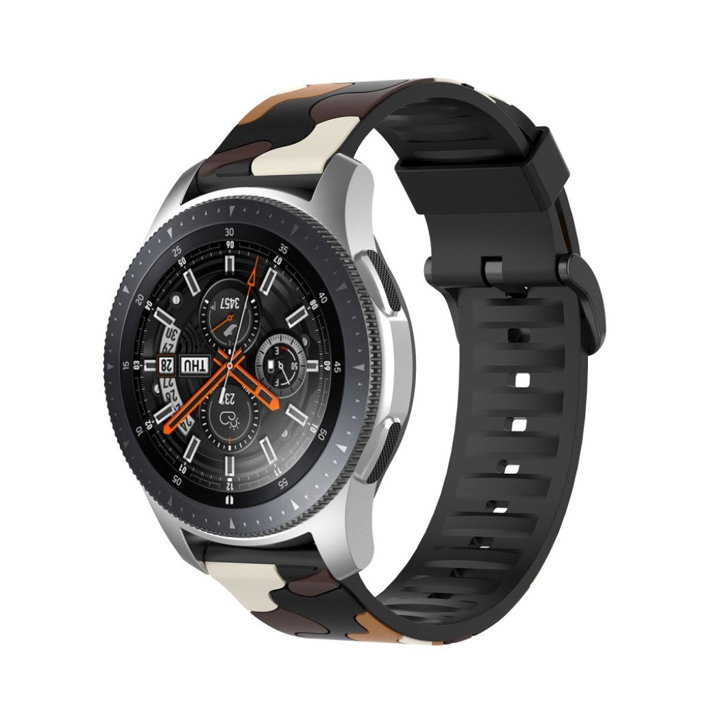  Samsung Galaxy Watch 3 (45mm) / Samsung Galaxy Watch (46mm) Silikone Rem - Brun#serie_5