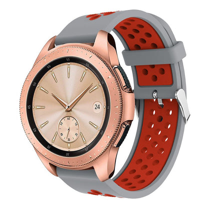 Pænt Samsung Galaxy Watch (42mm) Silikone Rem - Flerfarvet#serie_10