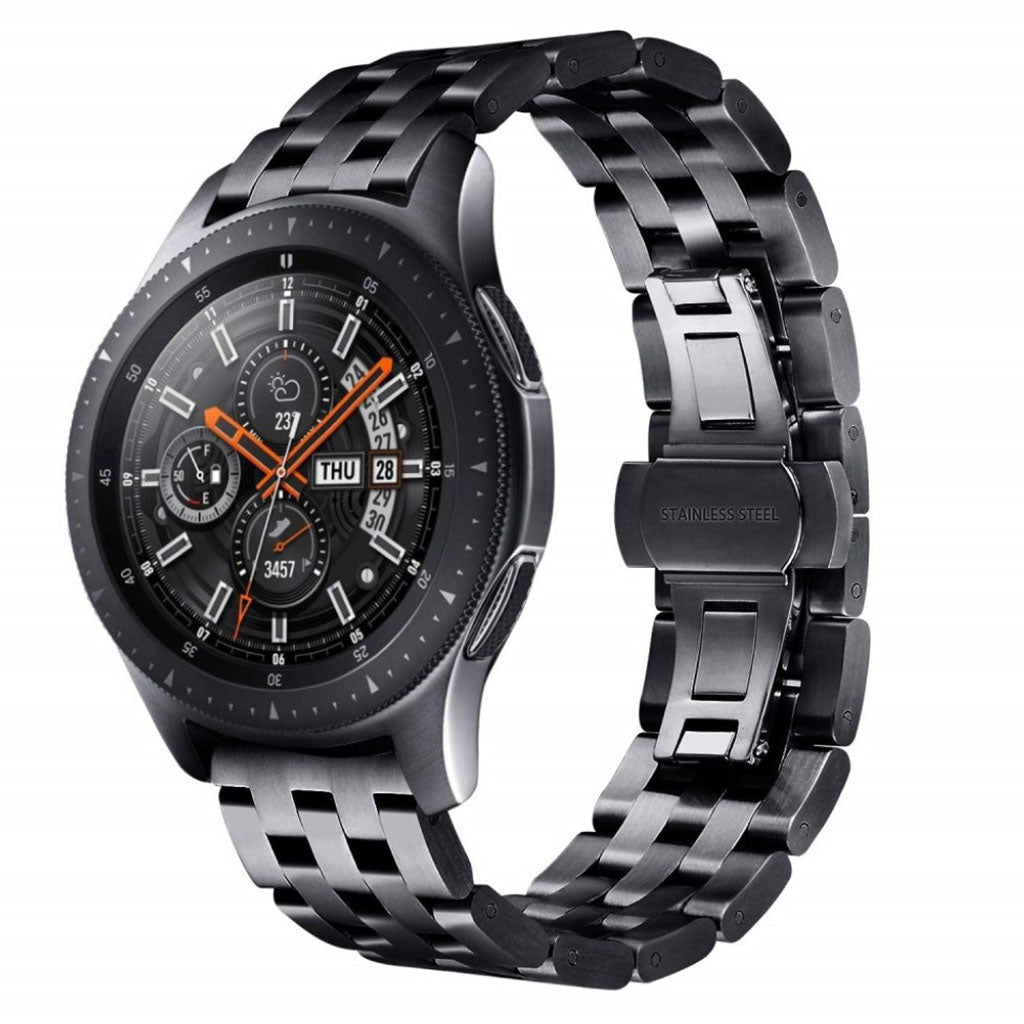 Meget sejt Samsung Galaxy Watch (46mm) Metal Rem - Sort#serie_1