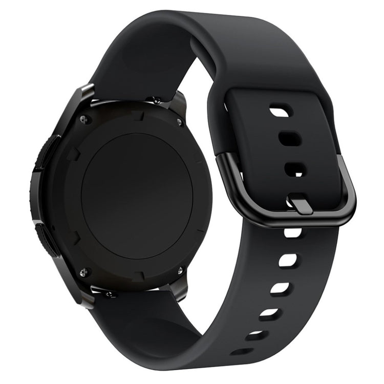 Meget kønt Samsung Galaxy Watch (46mm) Silikone Rem - Sort#serie_1