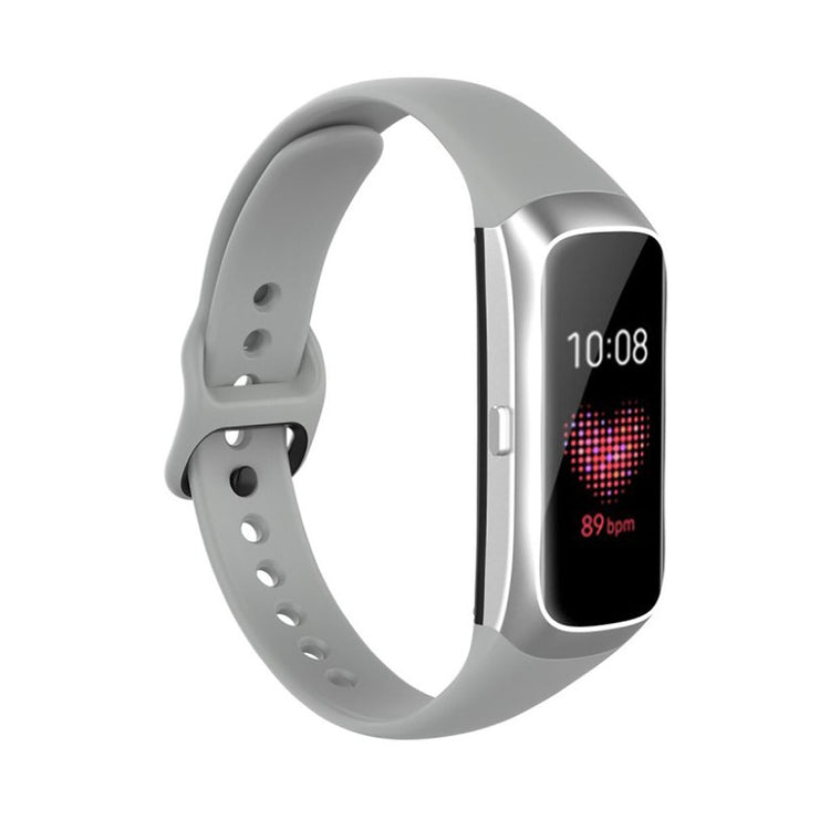 Vildt kønt Samsung Galaxy Fit Silikone Rem - Sølv#serie_3