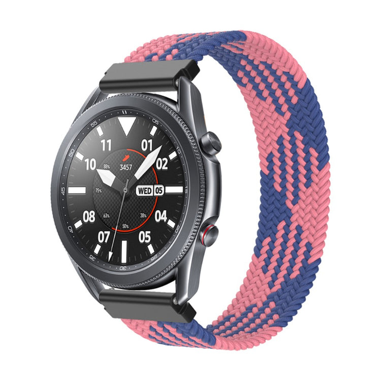 Rigtigt skøn Samsung Galaxy Watch 3 (45mm) Nylon Rem - Flerfarvet#serie_25