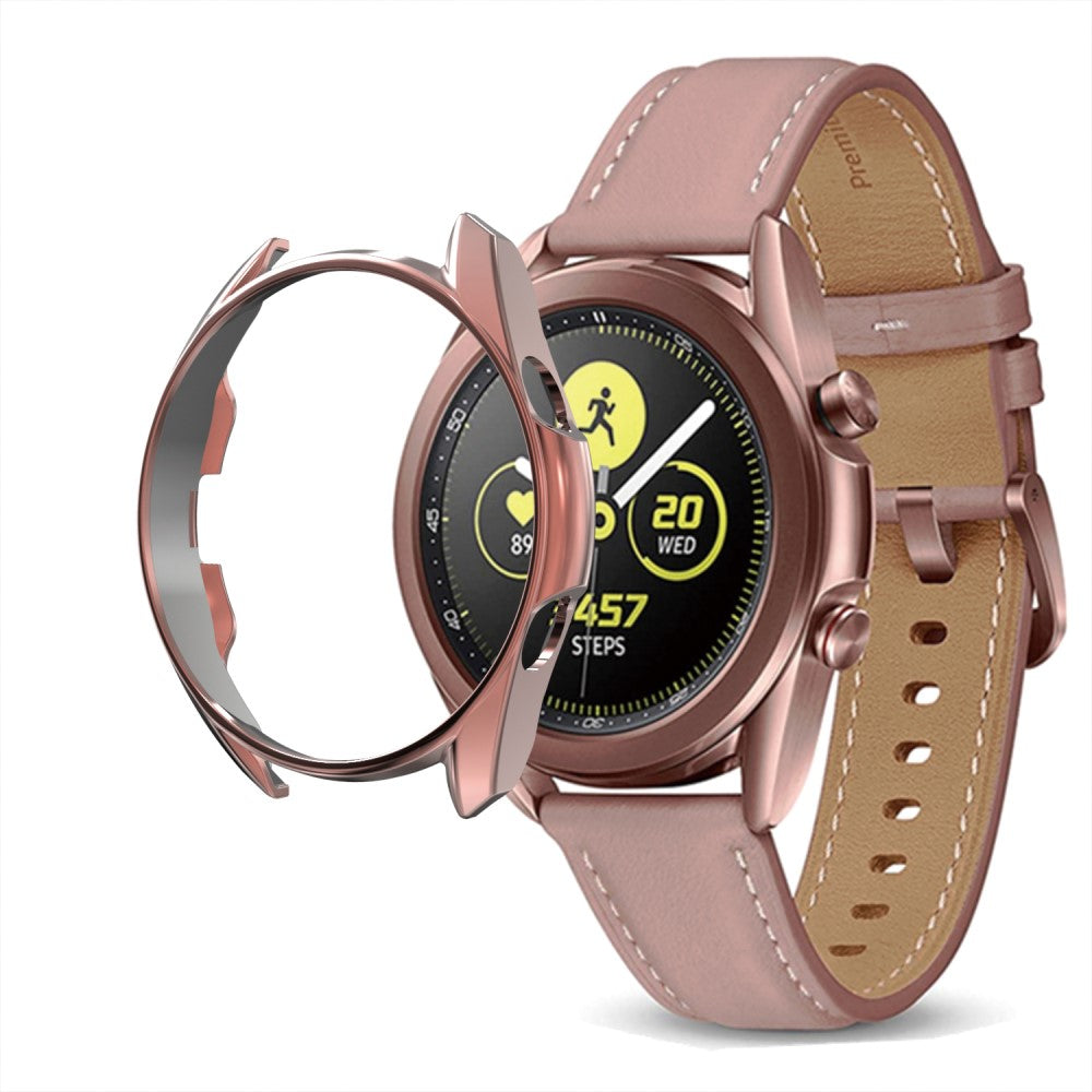 Samsung Galaxy Watch 3 (41mm)  Silikone Bumper  - Brun#serie_5