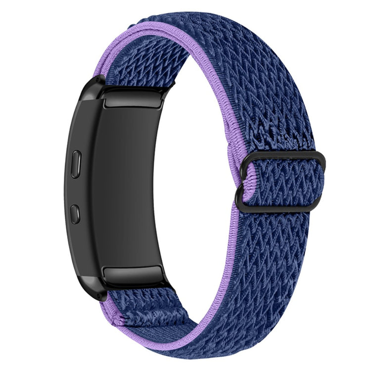 Vildt slidstærk Samsung Gear Fit2 Nylon Rem - Lilla#serie_11