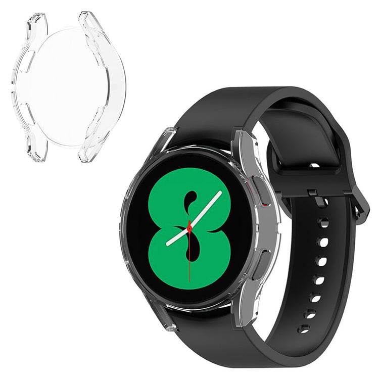 Gennemsigtig Samsung Galaxy Watch 4 (44mm) Silikone Cover#serie_018