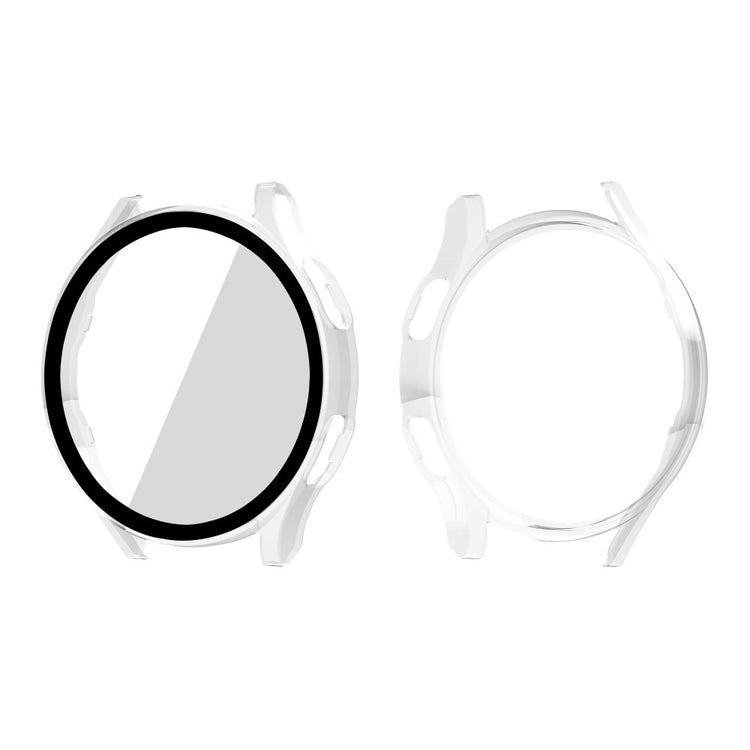 Meget Fed Samsung Galaxy Watch 4 (44mm) Cover med Skærmbeskytter i Plastik og Hærdet Glas - Gennemsigtig#serie_6