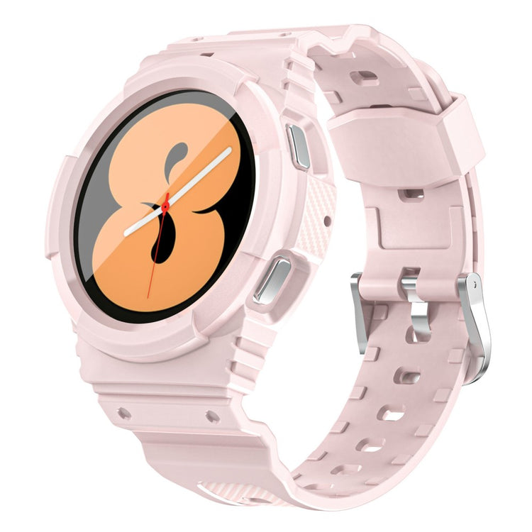 Tidsløst Samsung Galaxy Watch 4 Classic (42mm) Silikone Rem - Pink#serie_5