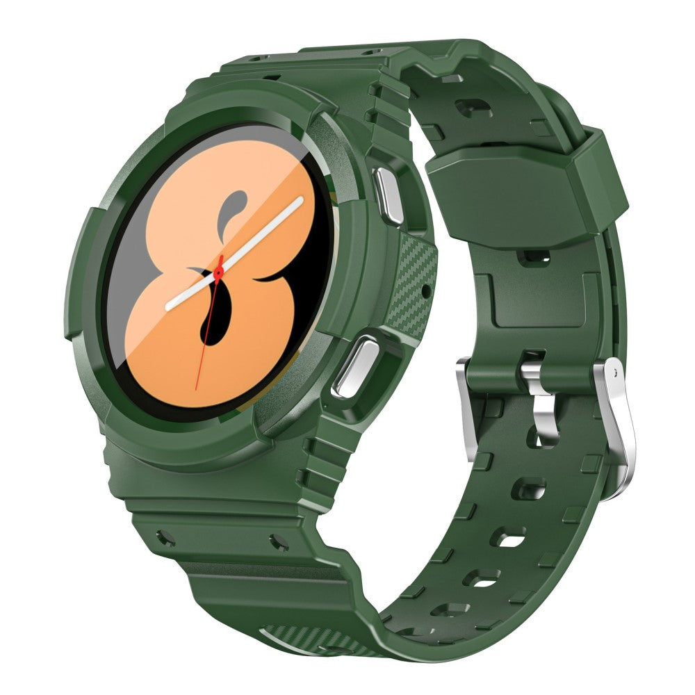 Tidsløst Samsung Galaxy Watch 4 Classic (42mm) Silikone Rem - Grøn#serie_7