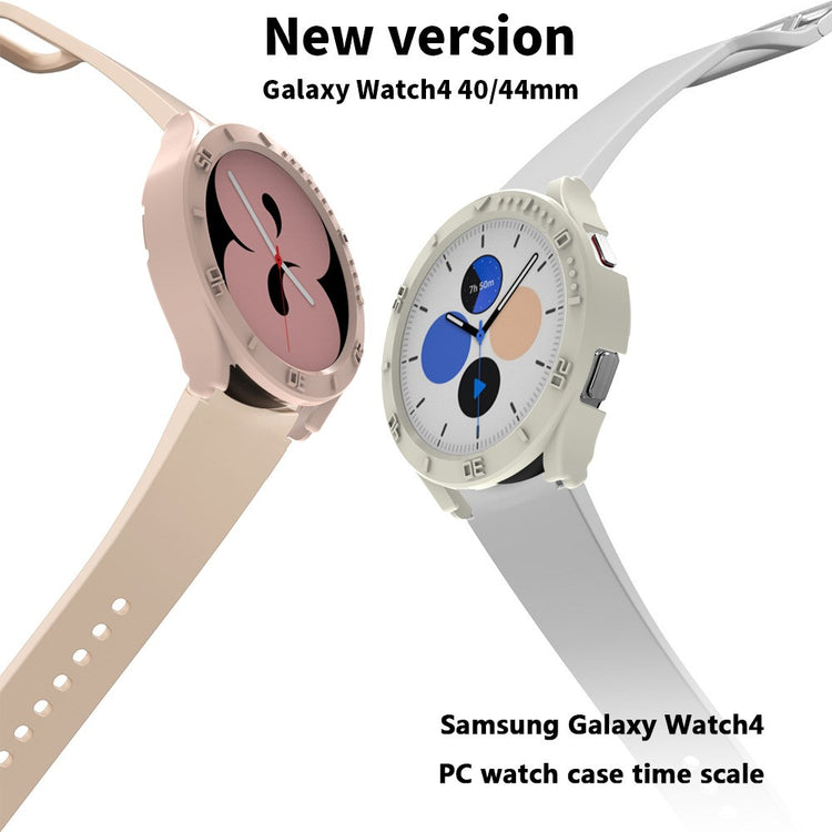 Samsung Galaxy Watch 5 (40mm) Gennemsigtig Plastik Bumper  - Sort#serie_4