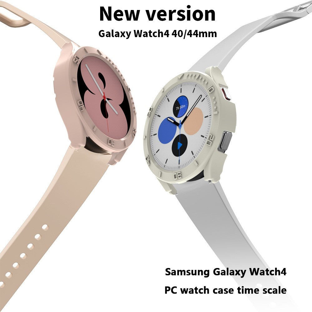 Samsung Galaxy Watch 5 (40mm) Gennemsigtig Plastik Bumper  - Blå#serie_5
