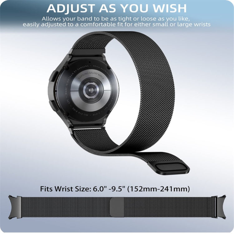 Samsung Galaxy Watch 5 (44mm) Metal Rem med Cover - Sort#serie_2