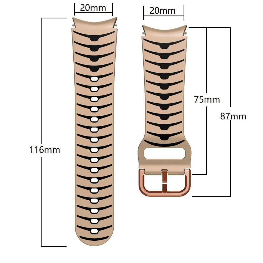 Rigtigt hårdfør Universal Samsung Silikone Rem - Sort#serie_9