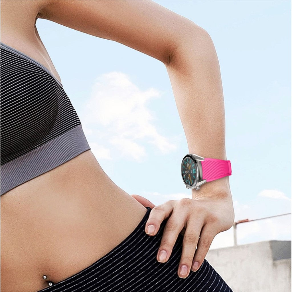 Fed Huawei Watch GT Silikone Rem - Pink#serie_1