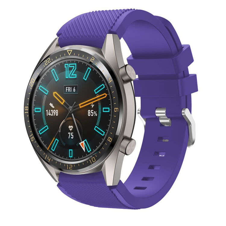 Fed Huawei Watch GT Silikone Rem - Lilla#serie_13