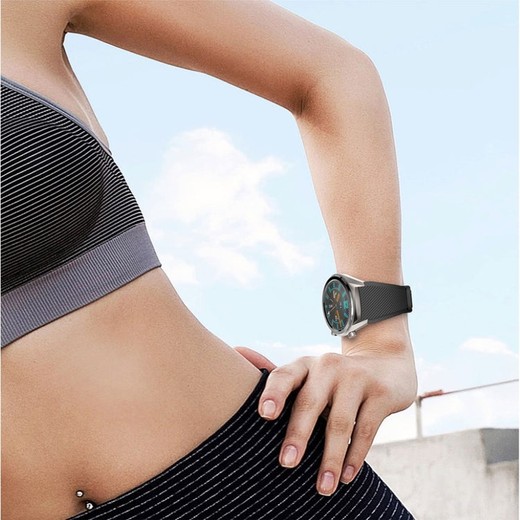 Fed Huawei Watch GT Silikone Rem - Sort#serie_5