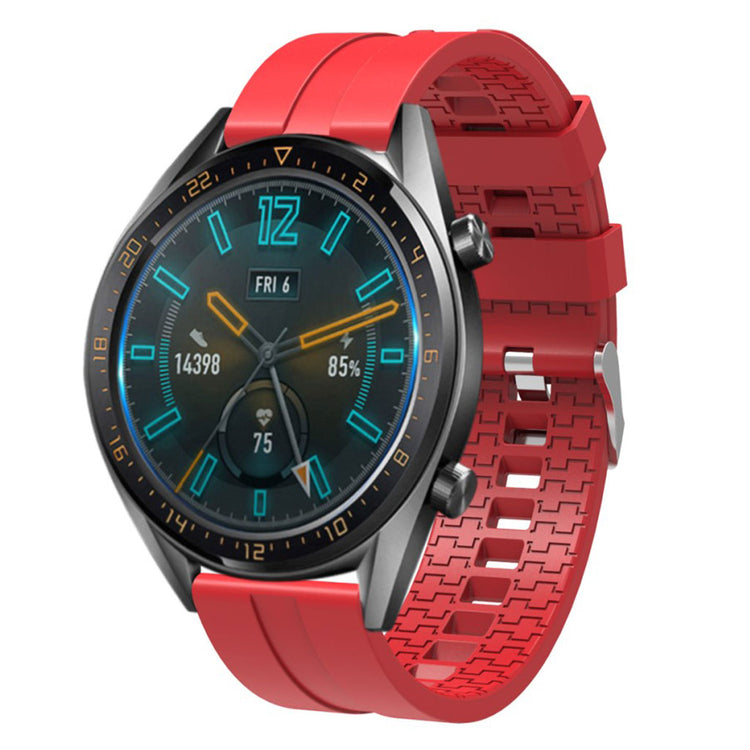 Helt vildt smuk Huawei Watch GT Silikone Rem - Rød#serie_4