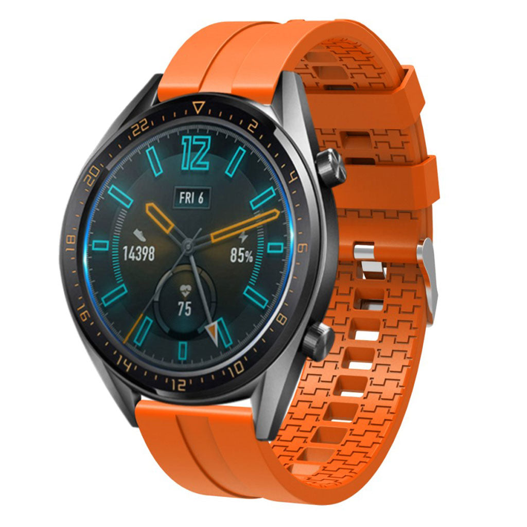 Helt vildt smuk Huawei Watch GT Silikone Rem - Orange#serie_5