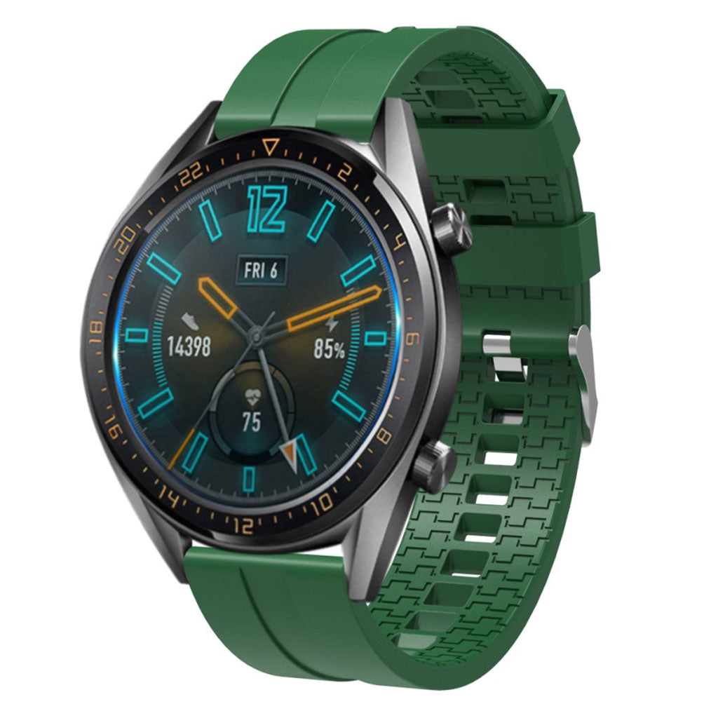 Helt vildt smuk Huawei Watch GT Silikone Rem - Grøn#serie_7
