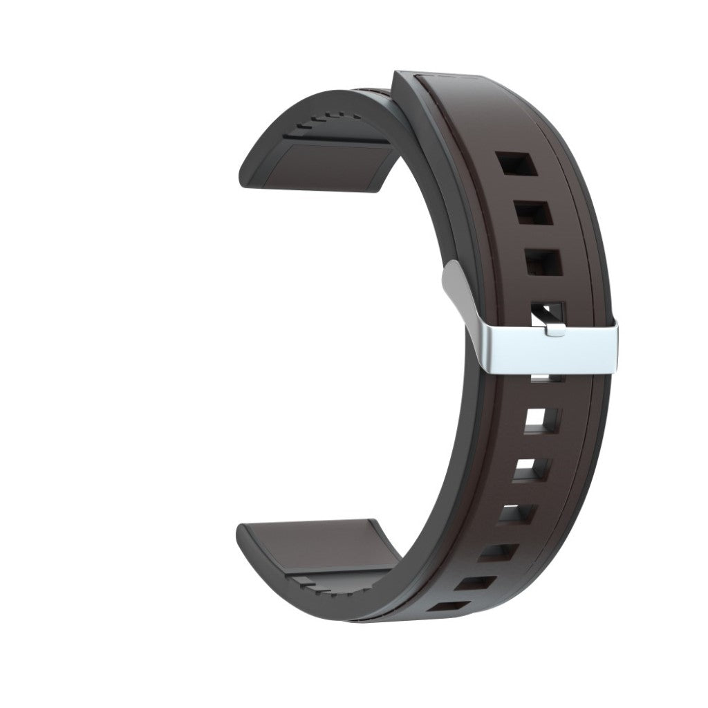 Meget godt Huawei Watch GT Ægte læder og Silikone Rem - Brun#serie_3