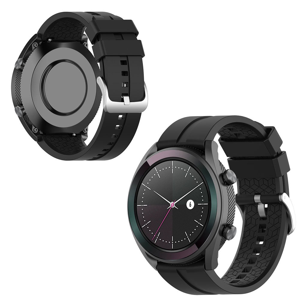 Smuk Huawei Watch GT Silikone Rem - Sort#serie_2