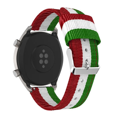 Helt vildt kønt Huawei Watch GT 2 46mm Nylon Rem - Flerfarvet#serie_4