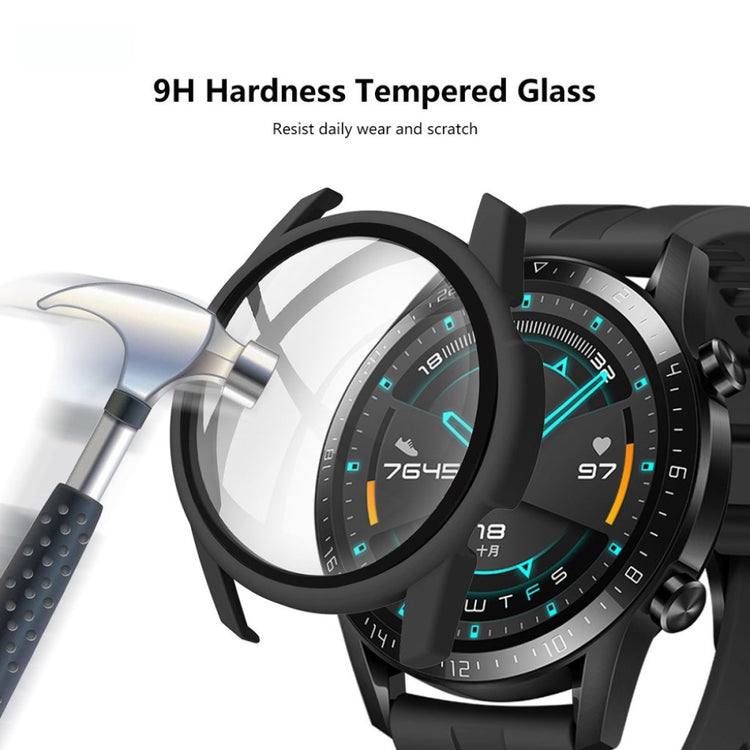 Super Flot Huawei Watch GT 2 46mm Silikone Cover - Sort#serie_1