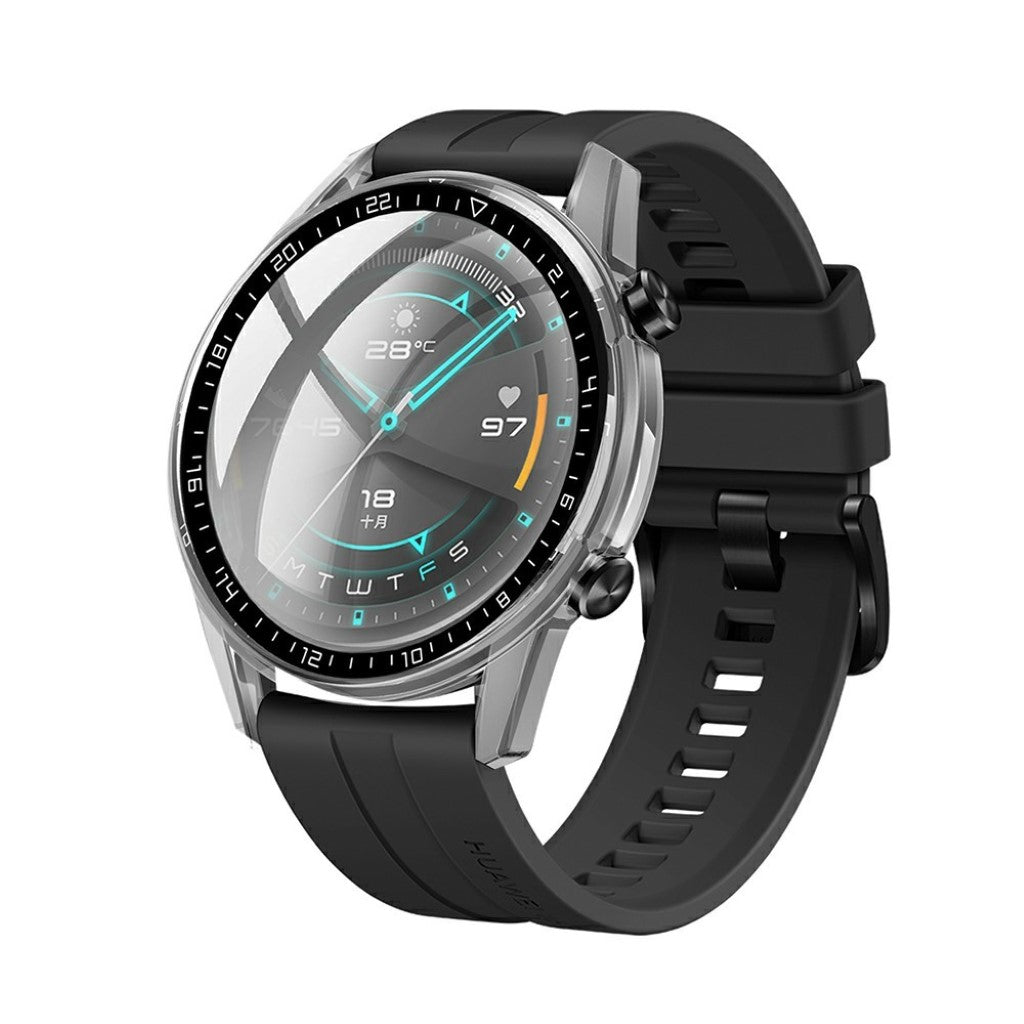 Vildt Godt Huawei Watch GT 2 46mm Silikone Cover - Gennemsigtig#serie_6