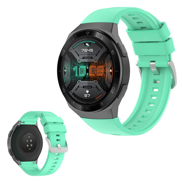 Meget kønt Huawei Watch GT 2e Silikone Rem - Grøn#serie_7