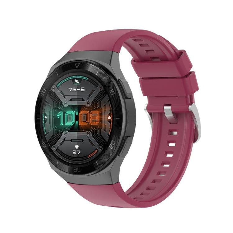 Meget cool Huawei Watch GT 2e Silikone Rem - Rød#serie_5