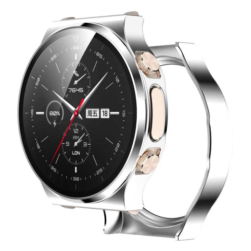 Fint Huawei Watch GT 2 Pro Plastik og Glas Cover - Sølv#serie_6