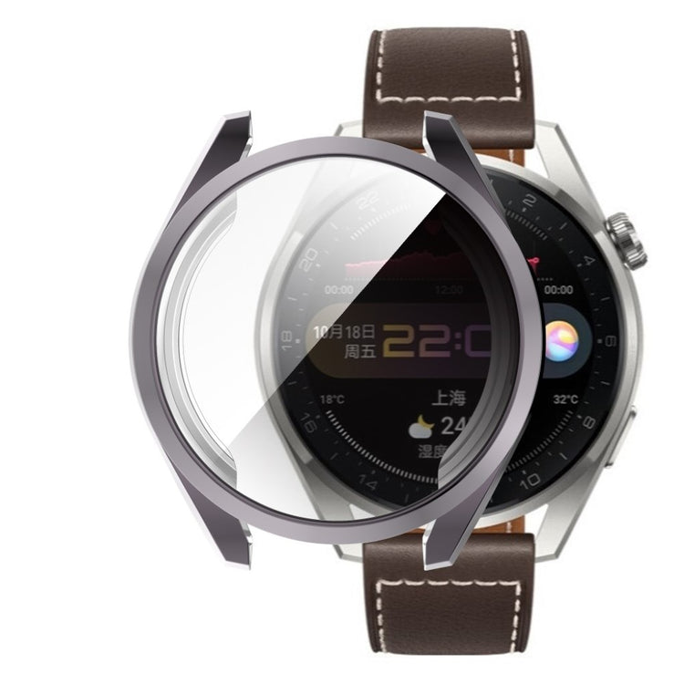 Super Fed Huawei Watch 3 Pro Silikone Cover - Sølv#serie_4