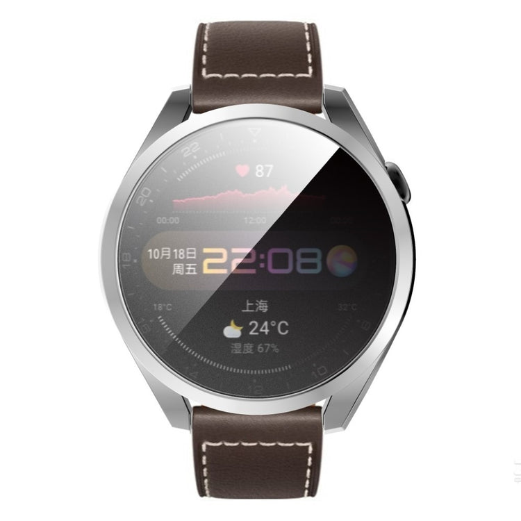 Mega Fed Huawei Watch 3 Pro Silikone Cover - Sølv#serie_3