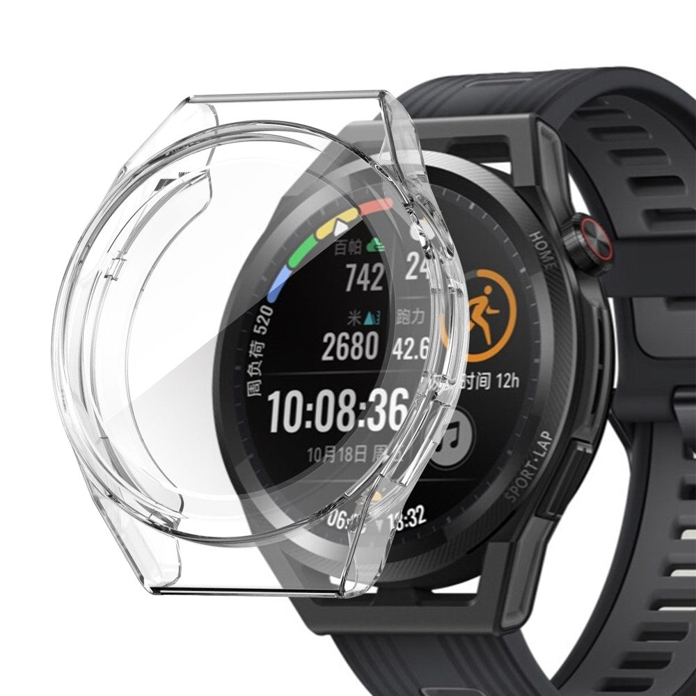 Super Godt Huawei Watch GT Runner Silikone Cover - Gennemsigtig#serie_2