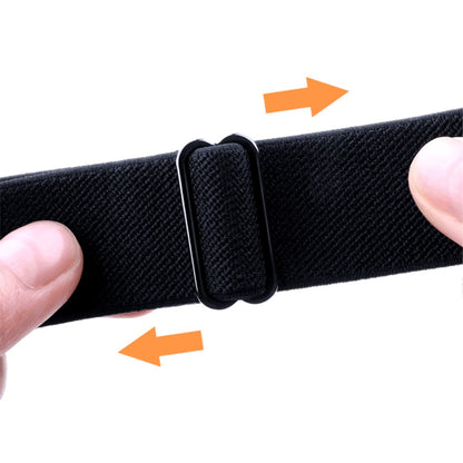 Nydelig Huawei Band 7 Ægte læder Urrem - Sort#serie_4