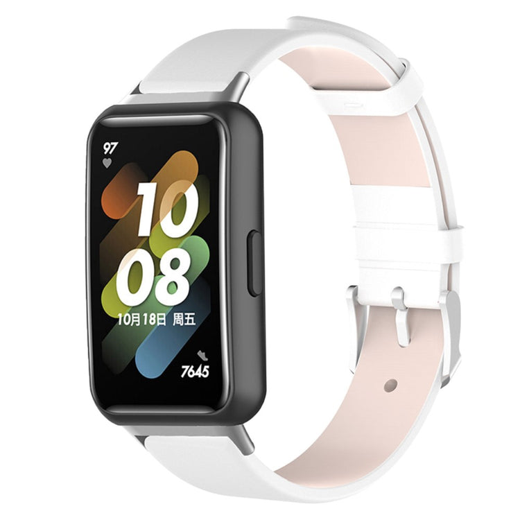 Helt vildt cool Huawei Band 7 Silikone Urrem - Hvid#serie_2