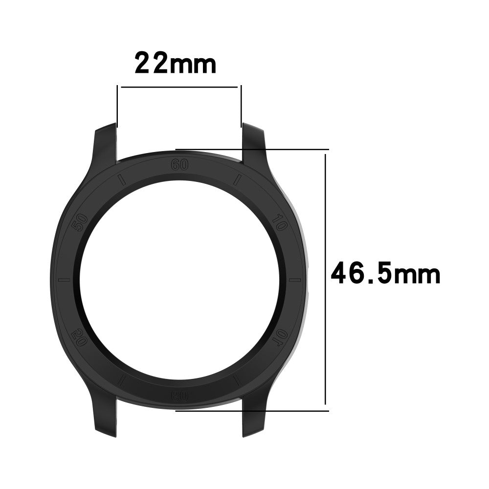 Huawei Watch GT Cyber Beskyttende Plastik Bumper  - Hvid#serie_2