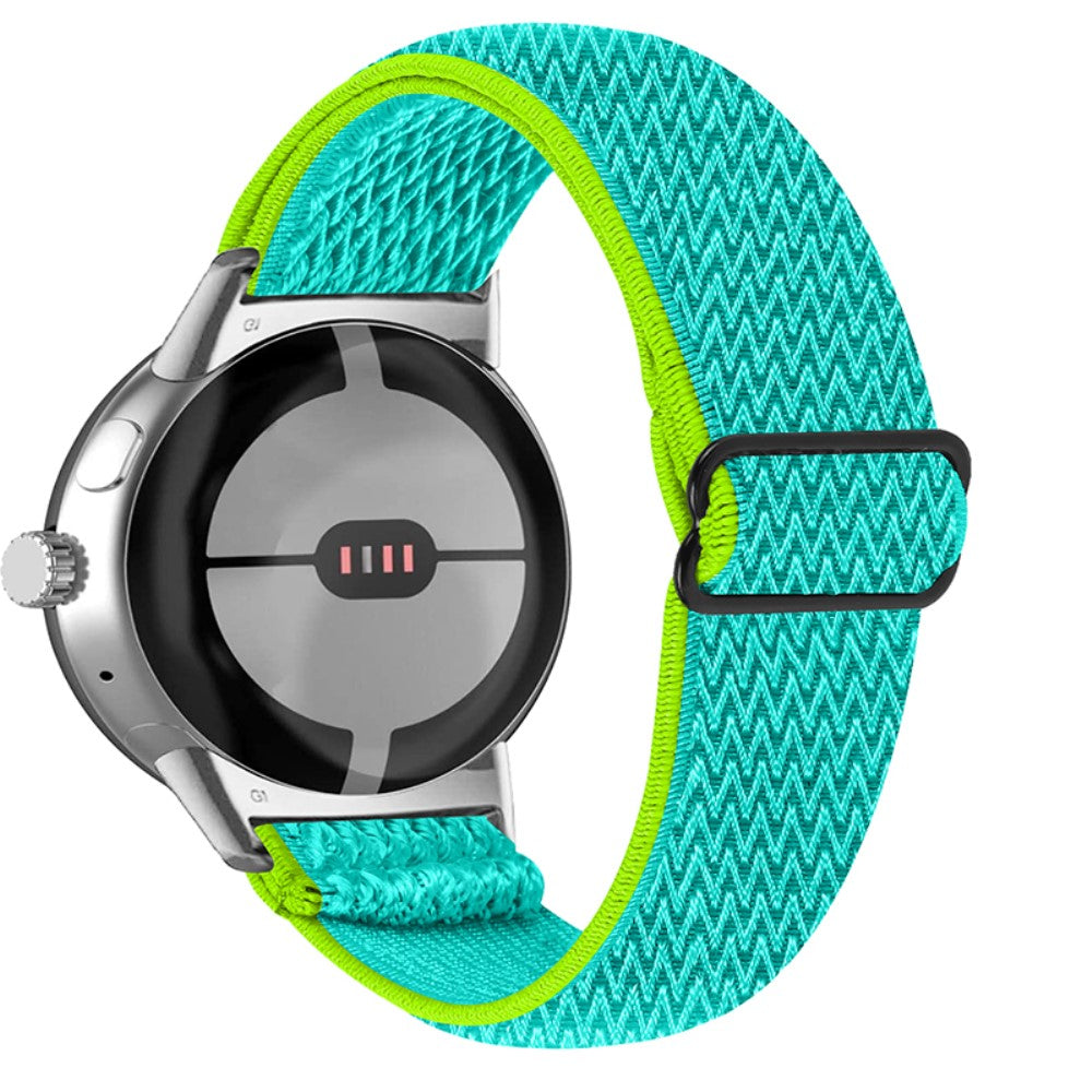 Rigtigt elegant Google Pixel Watch Nylon Rem - Grøn#serie_6