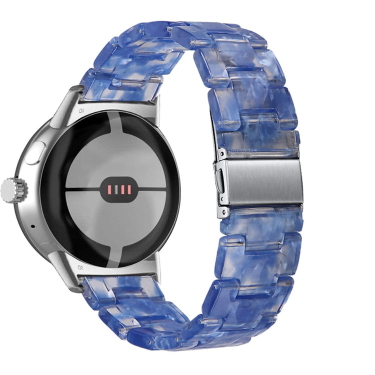 Meget nydelig Google Pixel Watch Plastik Rem - Blå#serie_19