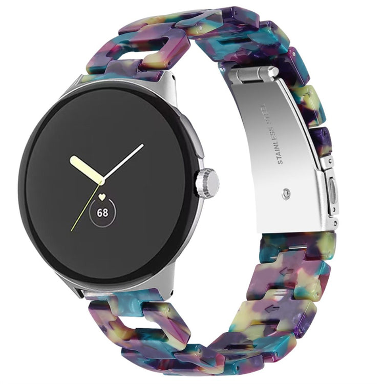 Super fint Google Pixel Watch Plastik Rem - Flerfarvet#serie_14