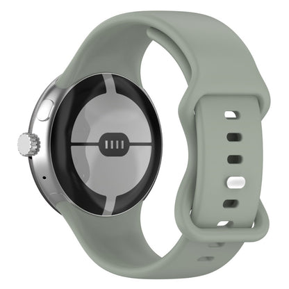 Super pænt Google Pixel Watch Silikone Rem - Grøn#serie_6