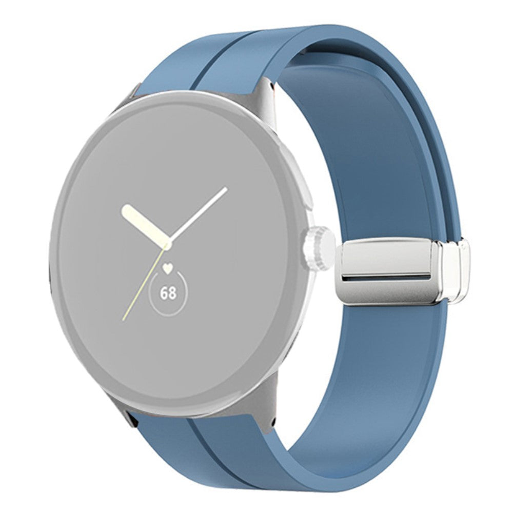 Rigtigt nydelig Google Pixel Watch Silikone Rem - Blå#serie_24