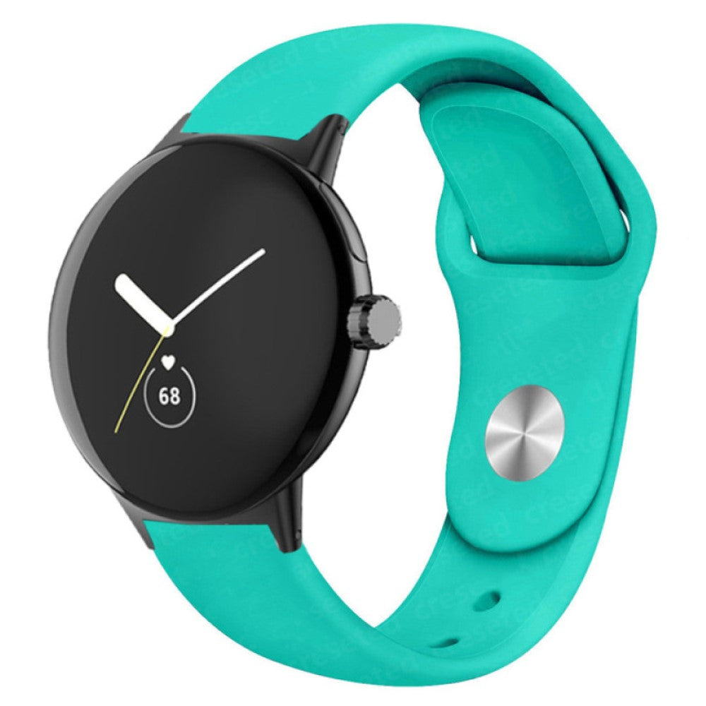 Helt vildt fint Google Pixel Watch Silikone Rem - Grøn#serie_3