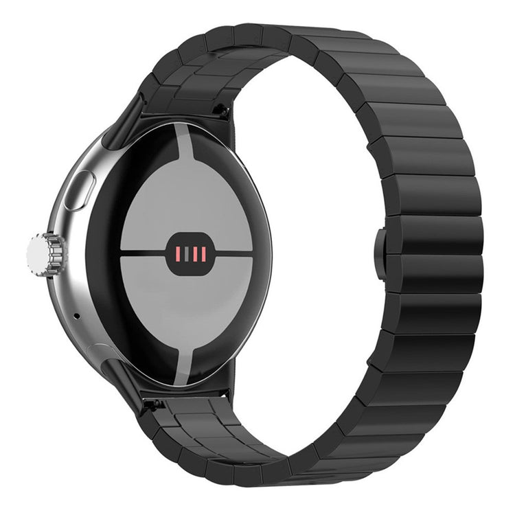 Glimrende Google Pixel Watch Metal Rem - Sort#serie_2