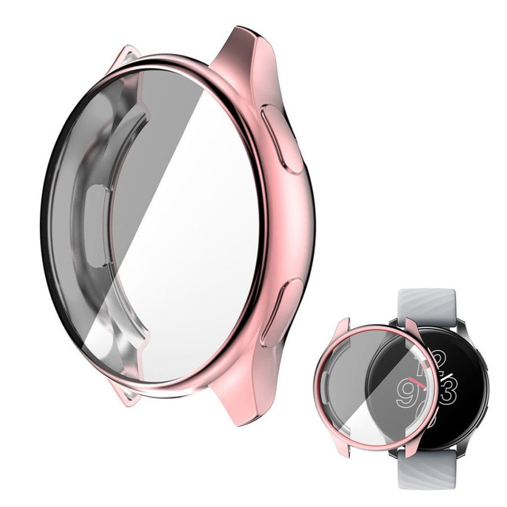 Rigtigt Fint OnePlus Watch Silikone Cover - Pink#serie_3