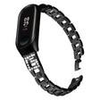 Xiaomi Mi Band 3 / Xiaomi Mi Smart Band 4 Metal And Rhinestone Universel Strap