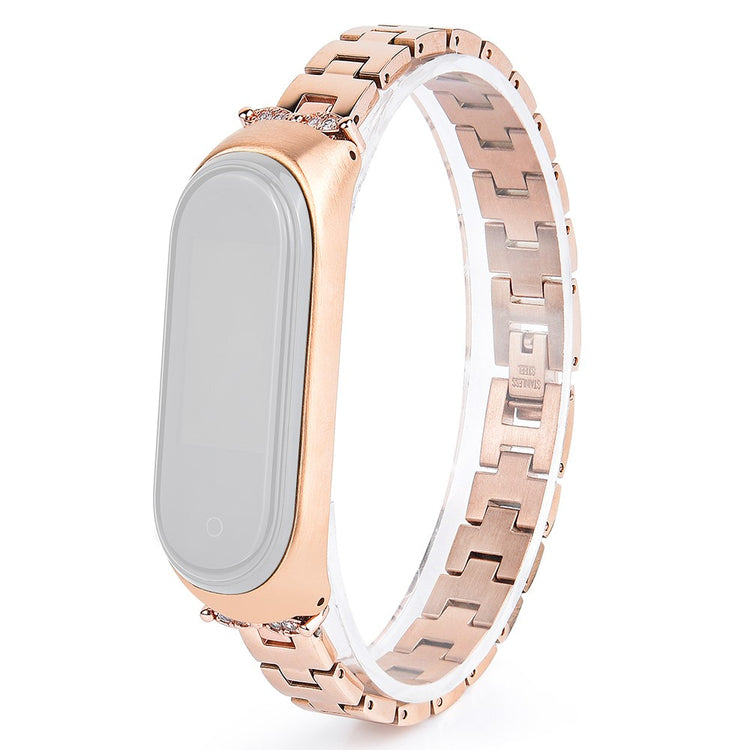 Flot Xiaomi Mi Smart Band 6 / Xiaomi Mi Band 5 Metal Rem - Guld#serie_1