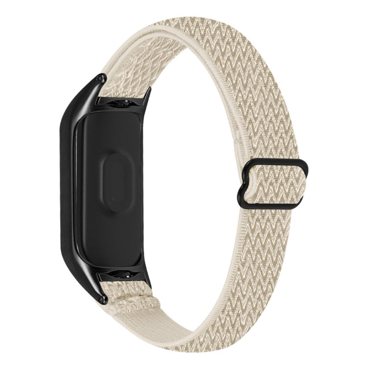 Godt Xiaomi Mi Smart Band 6 / Xiaomi Mi Band 5 Nylon Rem - Beige#serie_1